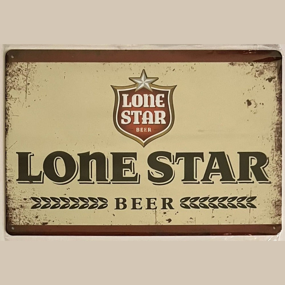 Lone Star Beer Vintage Novelty Metal Sign 8" x 12" New! Home & Garden:Home Décor:Plaques & Signs Style Your Walls